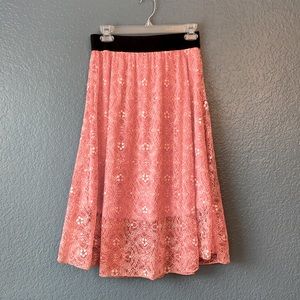 LuLaRoe lace LOLA skirt NWOT  FINAL SALE